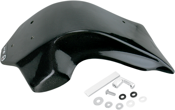 MOOSE RACING Carbon Fiber Skid Plate Black 