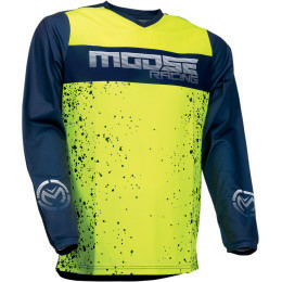 Tricou Moose Racing Qualifier™ Yellow/Navy