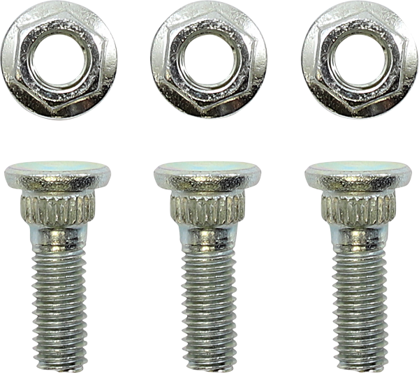 MOOSE RACING Wheel Stud-nut Kit Silver 