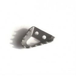 Step plate foot brake lever