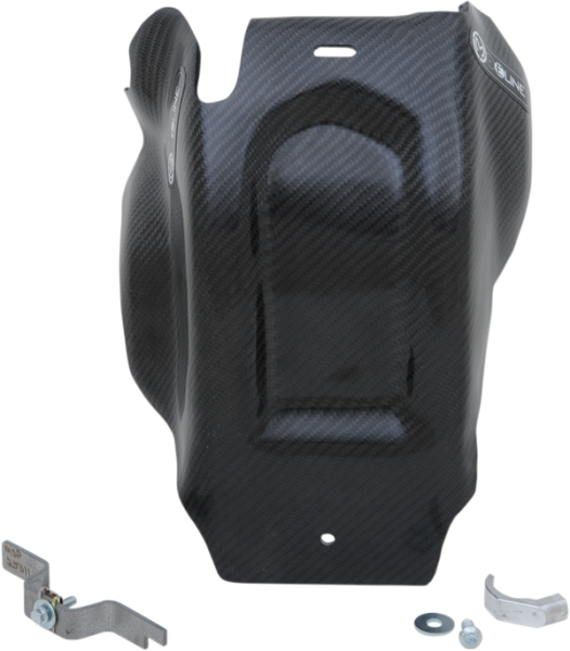 MOOSE RACING Carbon Fiber Skid Plate Black 