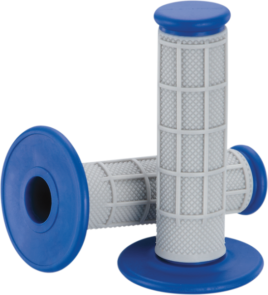 MOOSE RACING Qualifier Grips Blue, Gray 