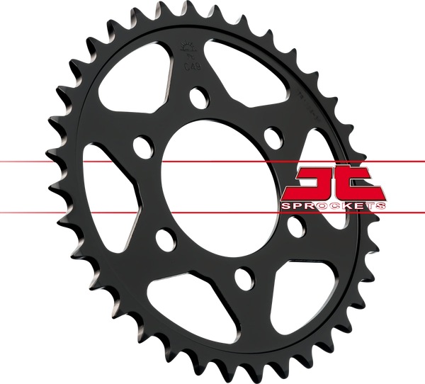 JT SPROCKETS Steel Rear Sprocket Black -1