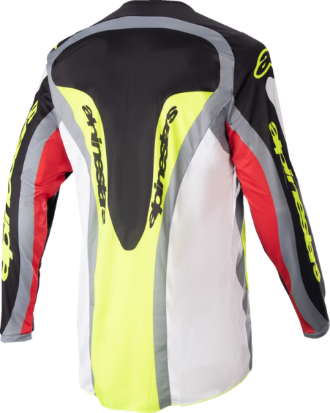 Tricou Alpinestars Fluid Agent Red/Yellow-0