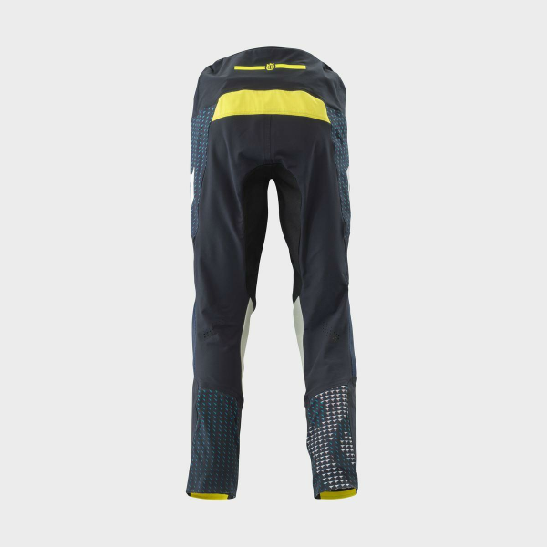 Pantaloni Husqvarna Railed Albastru/Galben/Turcoaz-0