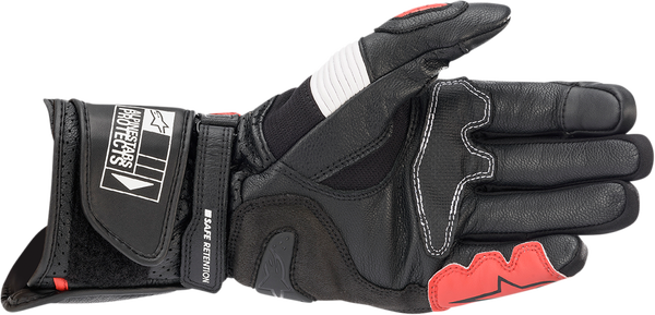 Manusi Piele Alpinestars Negru/Alb/Red-1