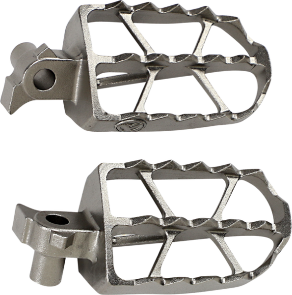 MOOSE RACING Nd Series Footpegs Silver 