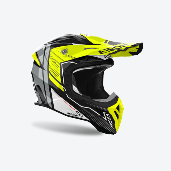 Casca Enduro Airoh Aviator Ace 2 Engine Yellow Gloss-1