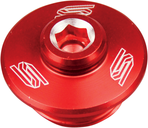 Oil Filler Cap Red