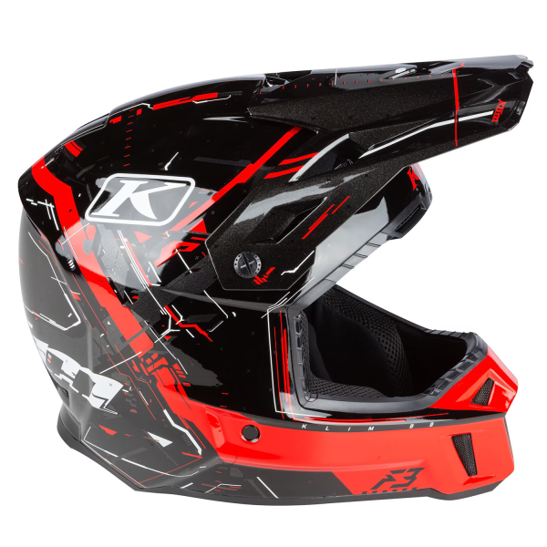 Casca Klim F3 ECE Stark Strike Orange-23