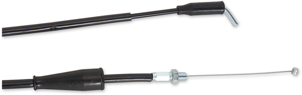 MOOSE RACING Black Vinyl Throttle Cable Black -1