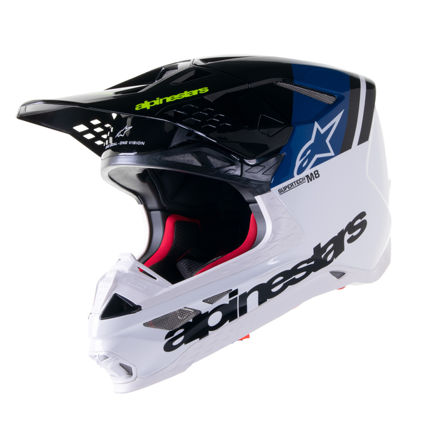 Casca Alpinestars Supertech M8 Radium 2 Blue/White-0