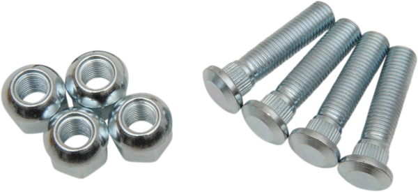 MOOSE RACING Wheel Stud-nut Kit Silver 