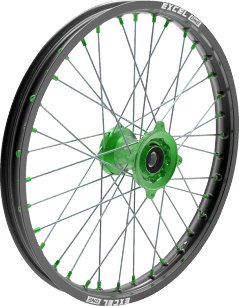 Sport Mx-en Wheel Black, Green, Silver