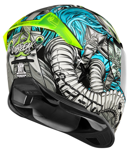 Casca Icon Airframe Pro Outbreak Green/Blue-1