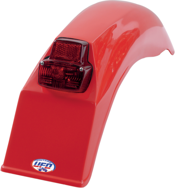 Universal Vintage Rear Fenders With Light Red