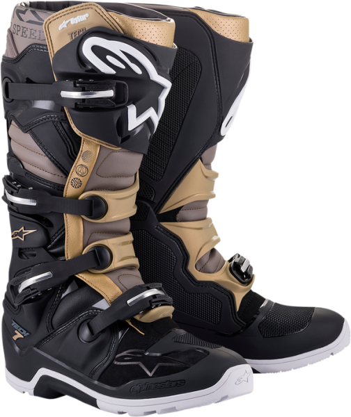 Cizme Alpinestars Tech 7 Enduro Drystar Black/Gold/Gray-7