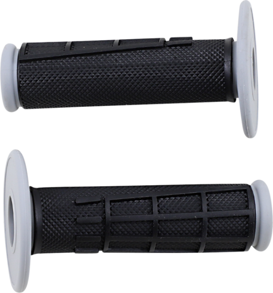 MOOSE RACING Comp Diamond Half Waffle Grips Black -ef619e1244369605521adfa200b10df2.webp