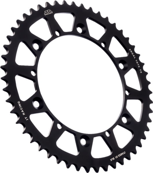 JT SPROCKETS Racelite Aluminum Rear Sprocket Black 