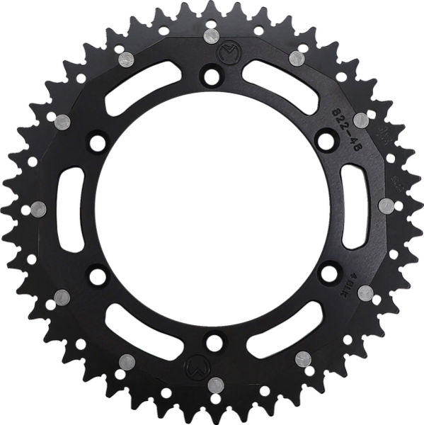 MOOSE RACING Dual Sprocket Black 