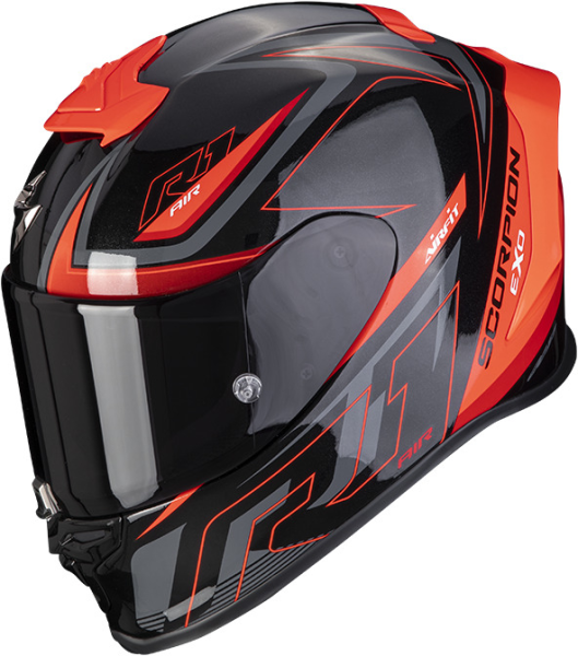 Casca integrala sport SCORPION EXO-R1 EVO AIR GAZ Negru/Rosu