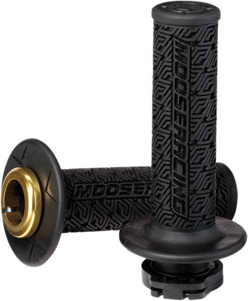 MOOSE RACING 36 Series Clamp-on Grips Black, Gold -f0a1fefe80f895a1c62c149fd3518974.webp