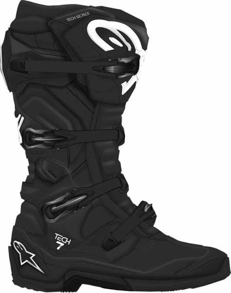 Alpinestars Tech 7 Boots Black -2