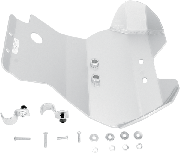 MOOSE RACING Aluminum Skid Plate Silver 