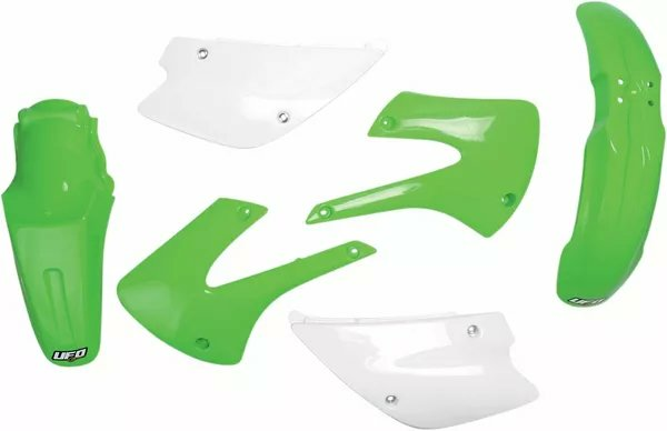 Restyled Complete Body Kit Green, White-0