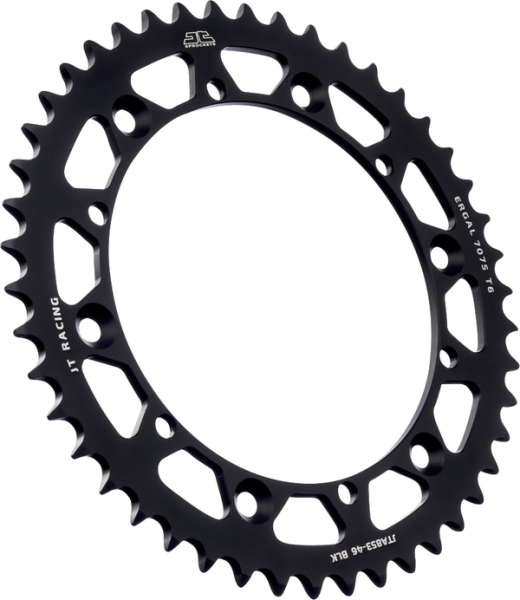 JT SPROCKETS Racelite Aluminum Rear Sprocket Black -0