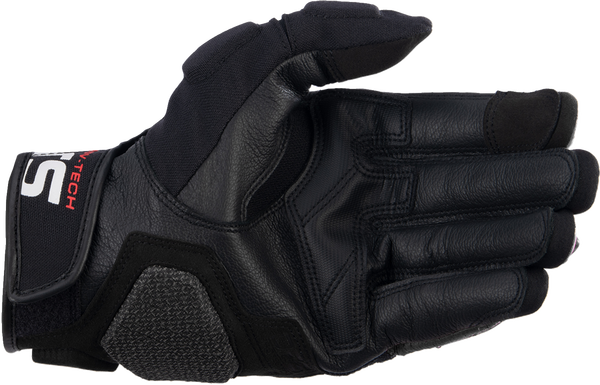 Halo Leather Gloves Black-2