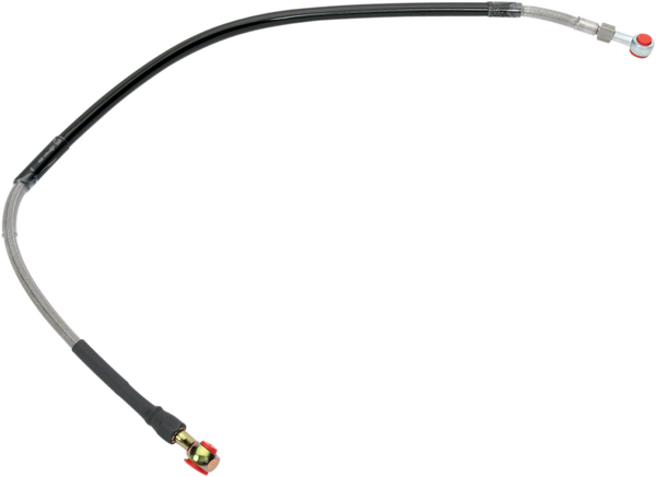 MOOSE RACING Stainless Steel Braided Brake Line Silver 