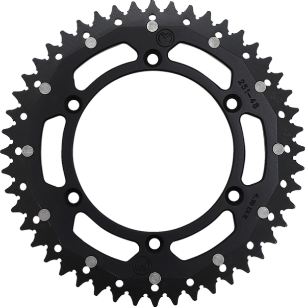 MOOSE RACING Dual Sprocket Black 