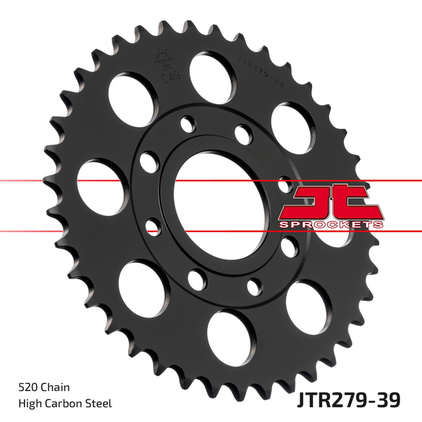 JT SPROCKETS Rear Sprocket Black 