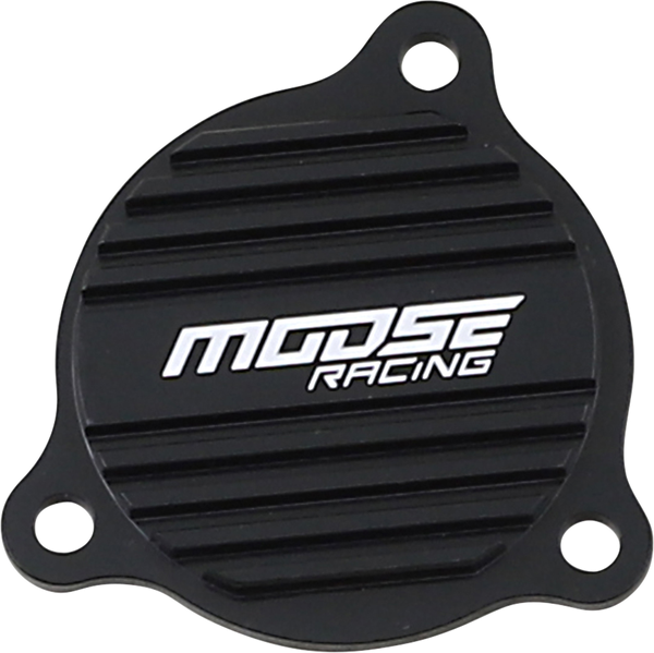 MOOSE RACING Machined Oil Pump Cover Black 