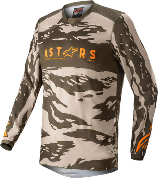 Tricou copii Alpinestars Racer Tactical Black/Camo/Fluo Yellow-0