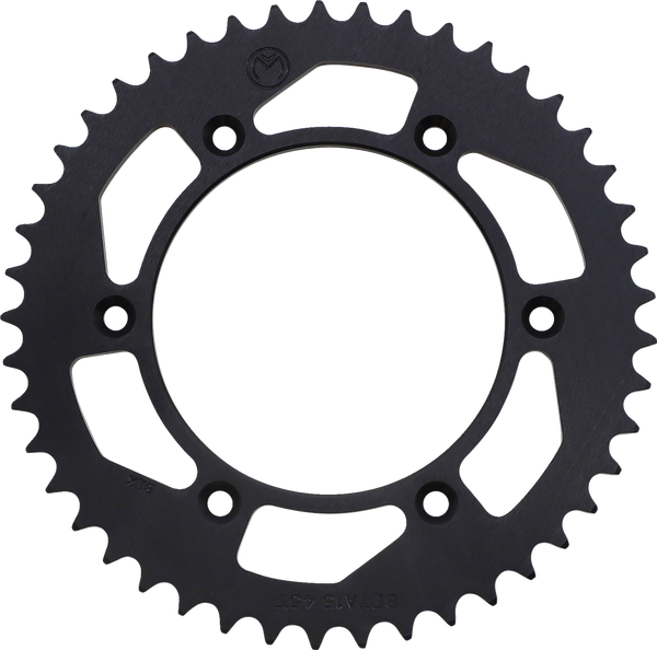 MOOSE RACING Rear Aluminum Sprocket Black 