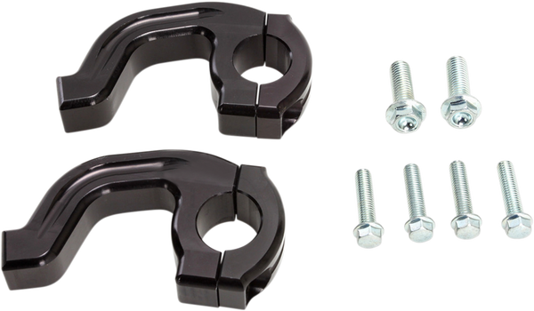 MOOSE RACING Replacement Contour Handguard Inner Mount Clamp Black 