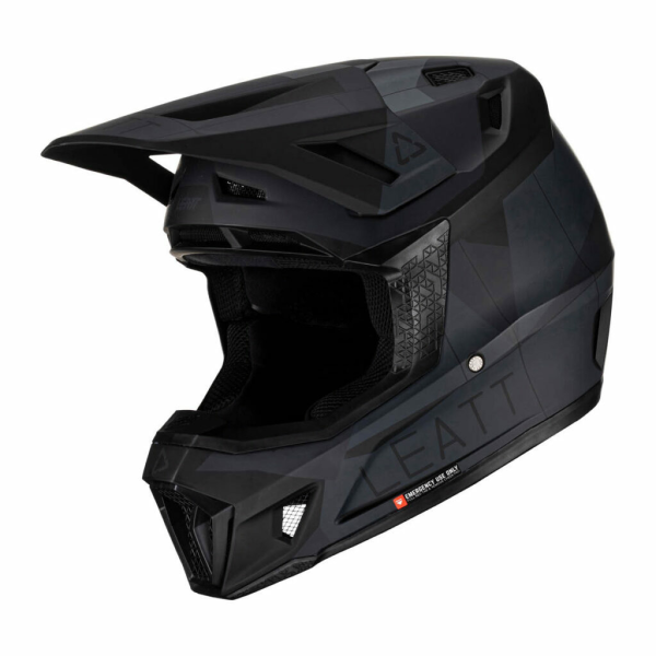 Casca Leatt 7.5 V23 Stealth Black (Ochelari Velocity 4.5 Iriz Cadou)-1