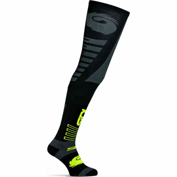 Sosete MX/Enduro Sidi Extra-Long Black/Yellow Fluo