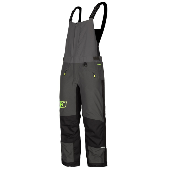 Pantaloni Snowmobil Klim Klimate Bib Insulated Black - Metallic Silver-11