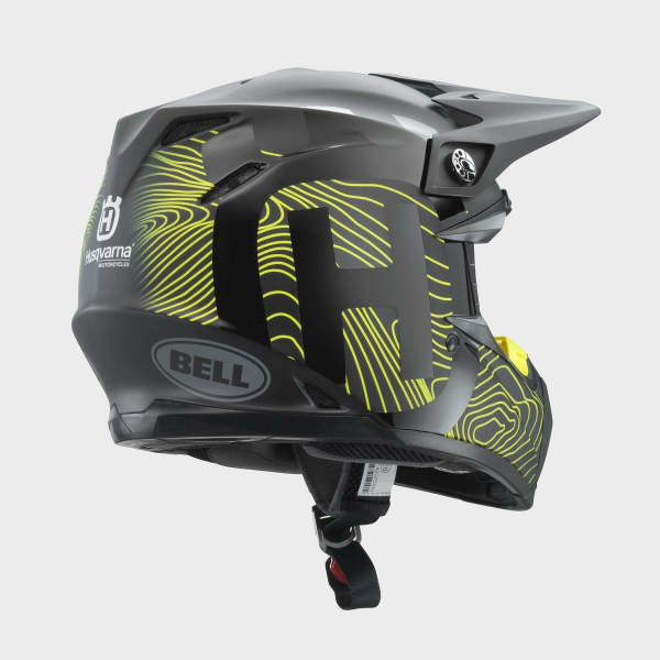 Casca Husqvarna Moto 9 Mips Gotland Yellow/Black-4