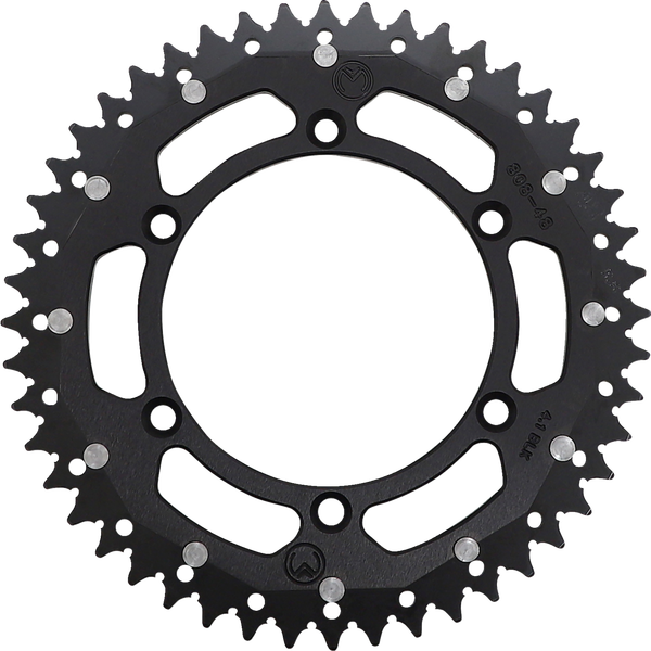 MOOSE RACING Dual Sprocket Black 