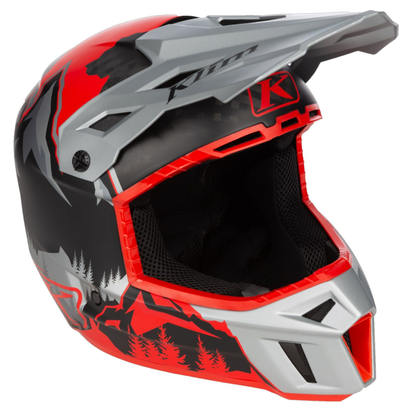 Casca Snowmobil Klim F3 Carbon ECE Wild - Chameleon-51