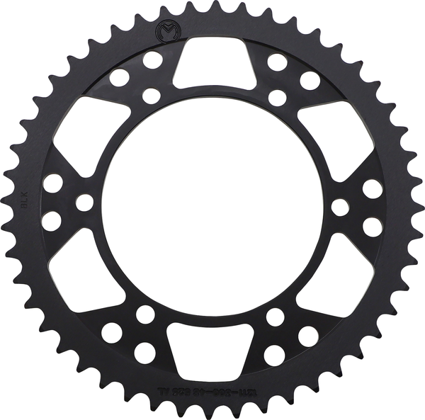 MOOSE RACING Rear Aluminum Sprocket Black -0