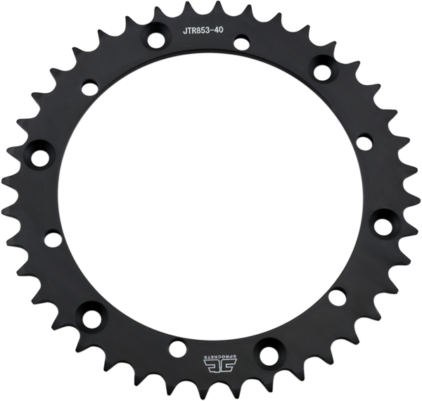 JT SPROCKETS Steel Rear Sprocket Black, Zinc 