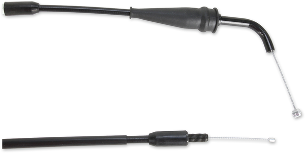 MOOSE RACING Black Vinyl Throttle Cable Black -1