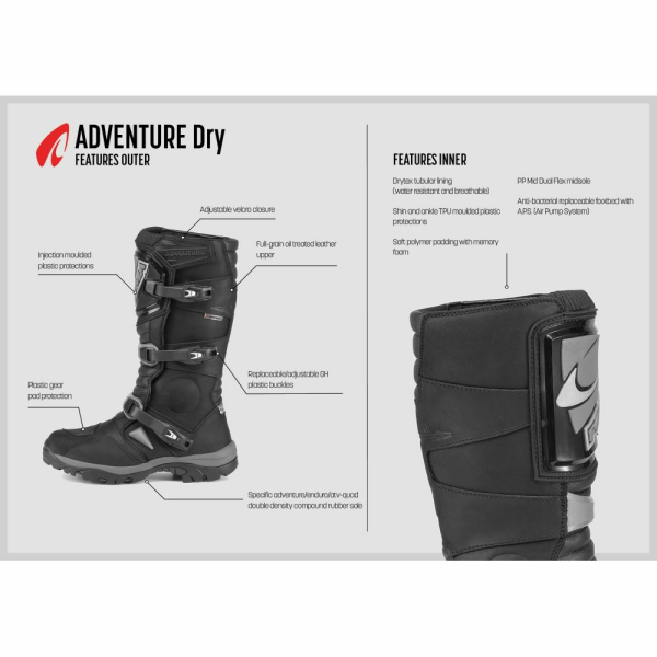 Cizme Forma Touring Adventure Dry Maro FORC29W-24-0