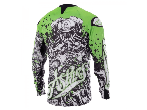 Tricou Alpinestars Charger Green/White/Black-0