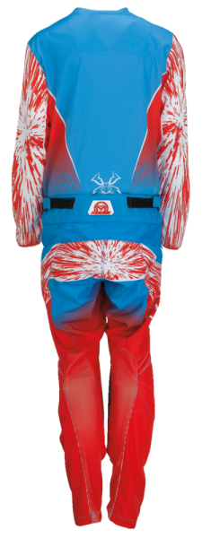 Pantaloni Copii Moose Racing Agroid Red/White/Blue-4